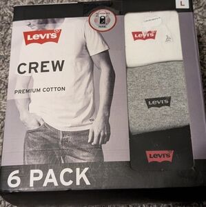 Levis Crew Shirts (6 Pack)